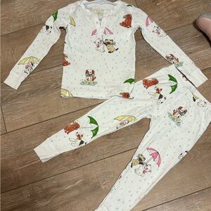 The Beaufort Bonnet Company Raining Cats and Dogs Kids Pajamas Set